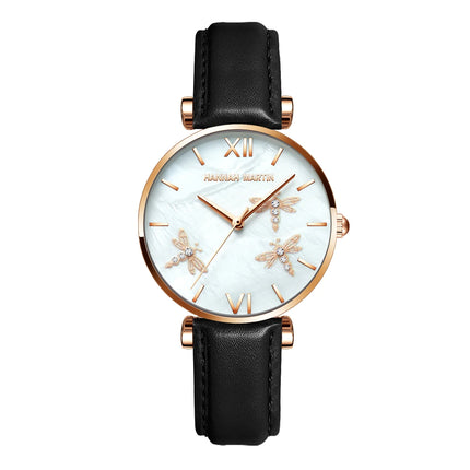 Women's Pearl Dragonfly Decorated Watch - wnkrs