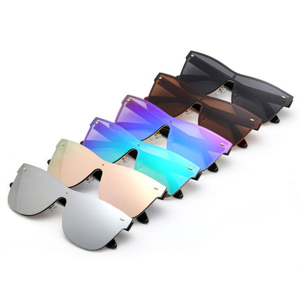 Women's UV-Protective Mirrored Shield Sunglasses - wnkrs