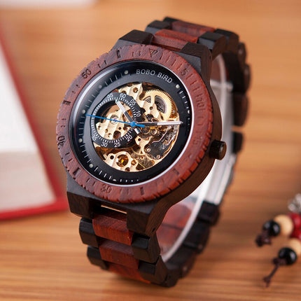 Men's Wooden Automatic Mechanical Watch - wnkrs