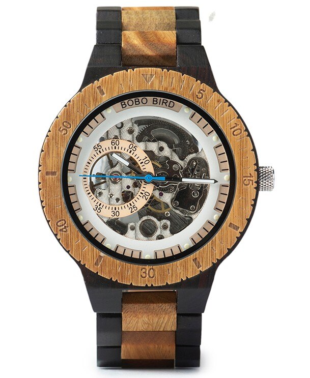 Men's Wooden Automatic Mechanical Watch - wnkrs