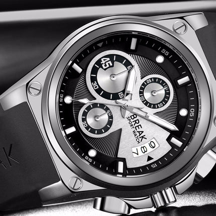 Men's Luxury Rubber Band Sport Wristwatches - wnkrs
