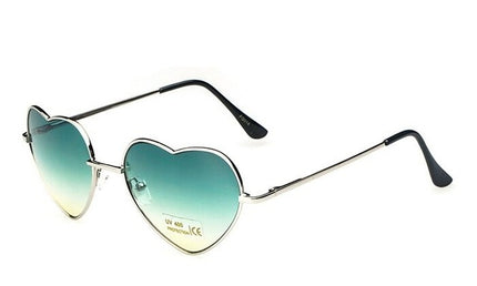 Women's Stylish Colorful Sunglasses with Heart Shaped Lenses - wnkrs