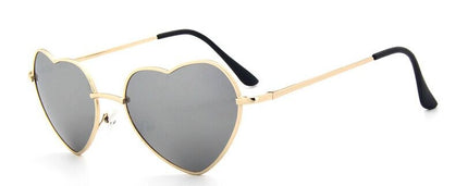 Women's Stylish Colorful Sunglasses with Heart Shaped Lenses - wnkrs