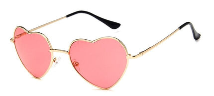 Women's Stylish Colorful Sunglasses with Heart Shaped Lenses - wnkrs