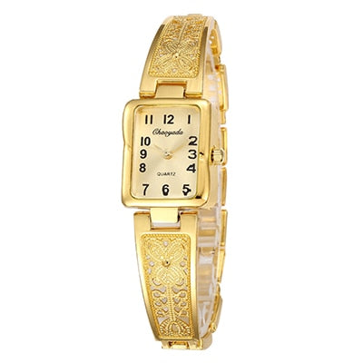 Women's Patterned Stainless Steel Bracelet Watch - wnkrs