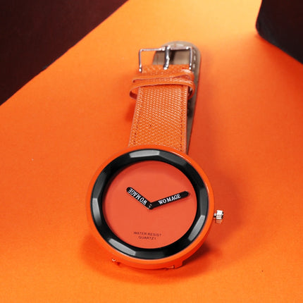Colorful Watch with Leather Band - wnkrs