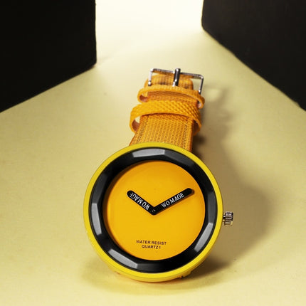 Colorful Watch with Leather Band - wnkrs