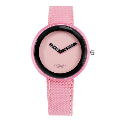 Colorful Watch with Leather Band - wnkrs