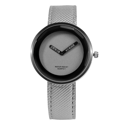 Colorful Watch with Leather Band - wnkrs