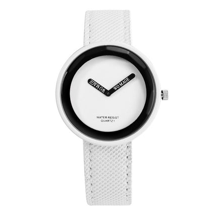 Colorful Watch with Leather Band - wnkrs