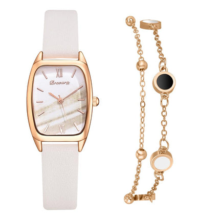 Women's Shell Dial Watch with Bracelet - wnkrs