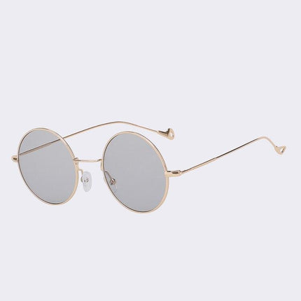 Women's Round Steampunk Sunglasses - wnkrs