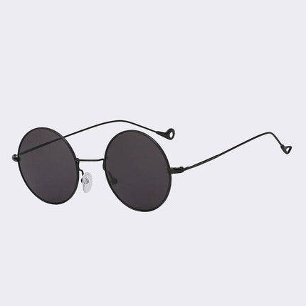 Women's Round Steampunk Sunglasses - wnkrs
