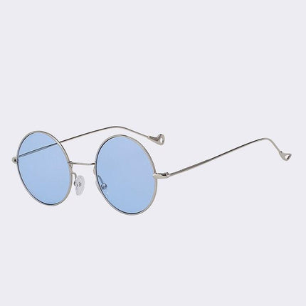 Women's Round Steampunk Sunglasses - wnkrs
