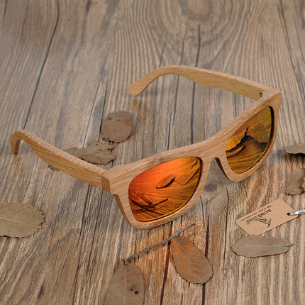 Women's Polarized Bamboo Sunglasses - wnkrs