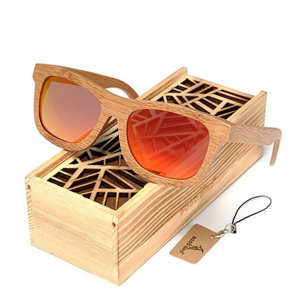 Women's Polarized Bamboo Sunglasses - wnkrs