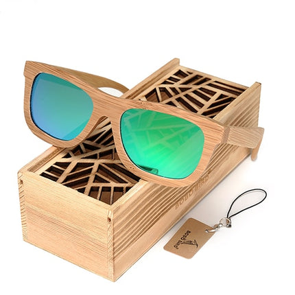Women's Polarized Bamboo Sunglasses - wnkrs