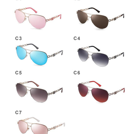 Women's Glam Aviator Sunglasses - wnkrs