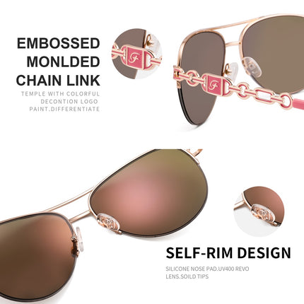 Women's Glam Aviator Sunglasses - wnkrs