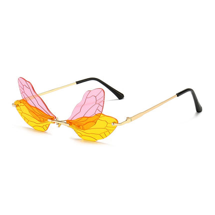 Dragonfly Wing Designed Sunglasses - wnkrs