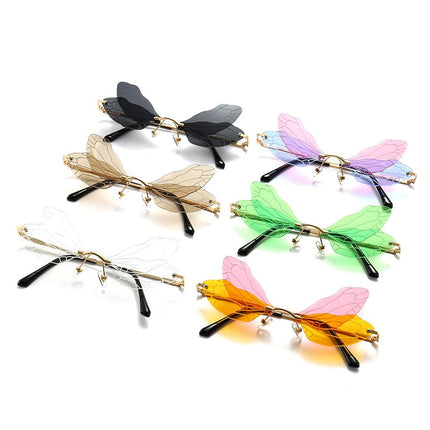 Dragonfly Wing Designed Sunglasses - wnkrs