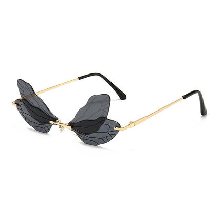 Dragonfly Wing Designed Sunglasses - wnkrs