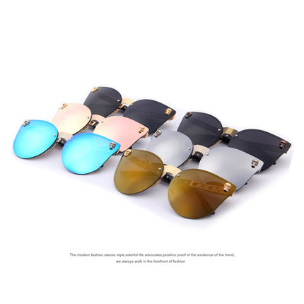 Women Gothic Gold Skull Frame Metal Sunglasses - wnkrs