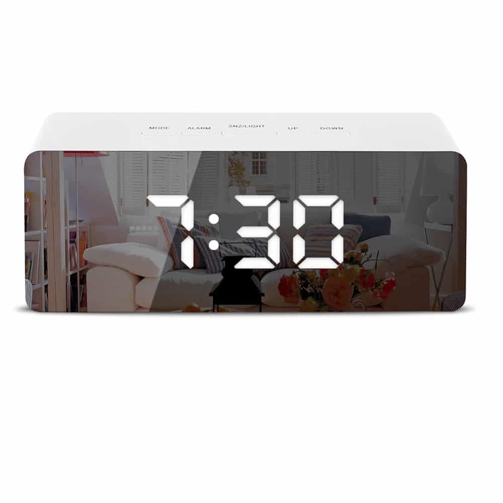 LED Digital Mirror Alarm Clock