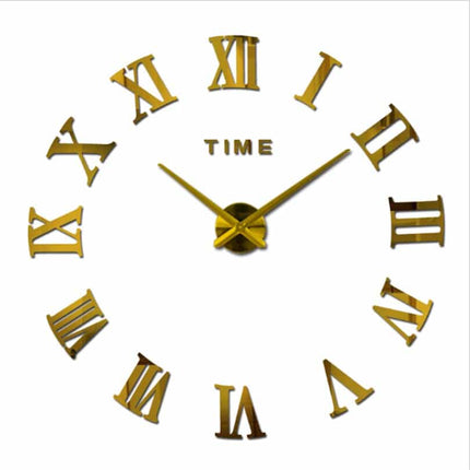 DIY Roman Numerals Wall Clock - wnkrs