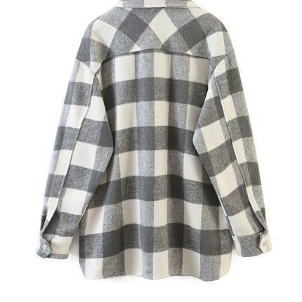 Women's Plaid Printed Vintage Shirt - Wnkrs