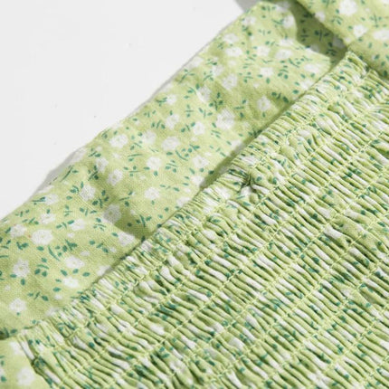 Women's Light Green Cropped Camis Top - Wnkrs