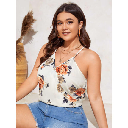 Plus Size Floral Print Cami Top - Wnkrs