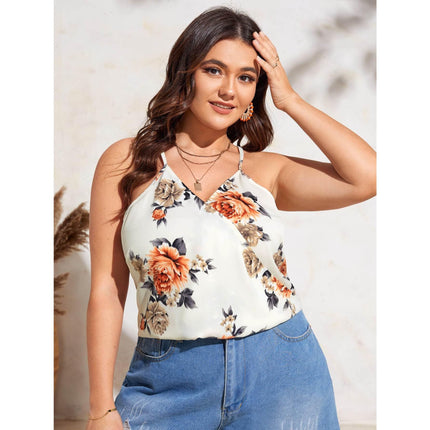 Plus Size Floral Print Cami Top - Wnkrs