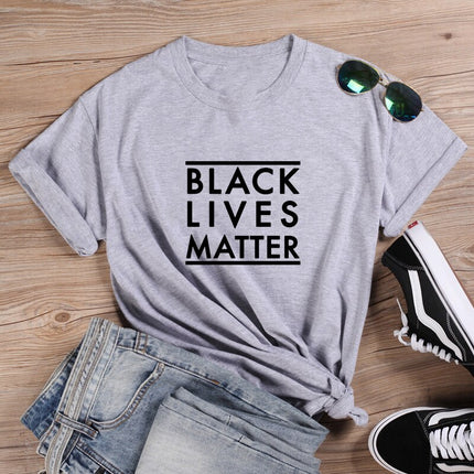 Black Lives Matter Printed T-Shirt for Women - Wnkrs