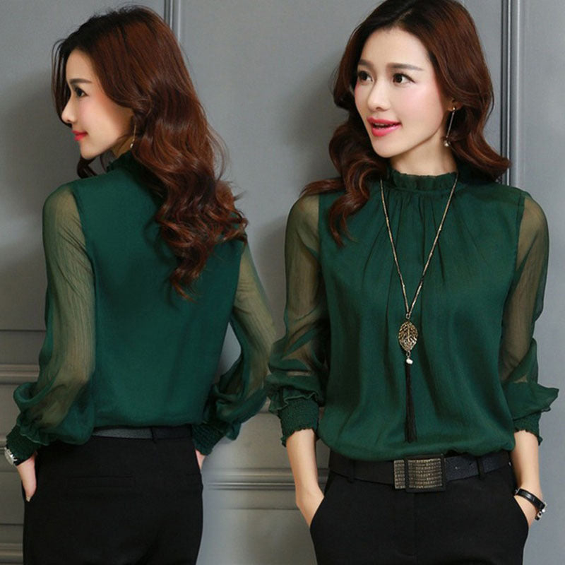 Women's Casual Long Sleeve Blouse