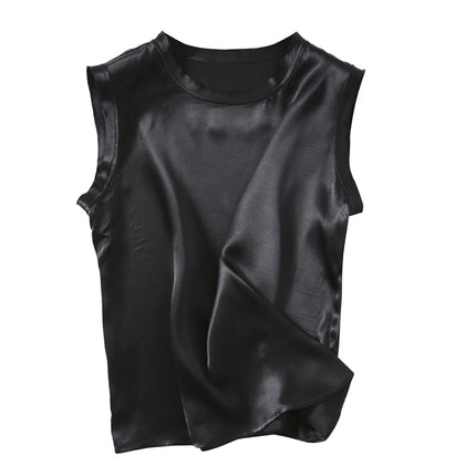 Women's Satin Silk Tanks Top - Wnkrs