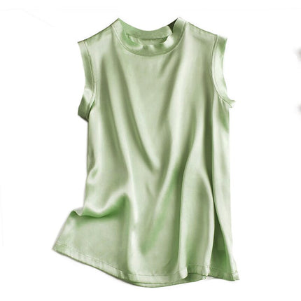 Women's Satin Silk Tanks Top - Wnkrs