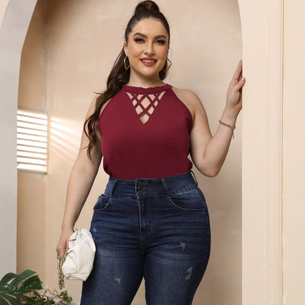 Plus Size Sleeveless Summer Top - Wnkrs