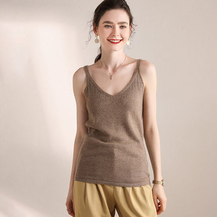 Women's Cashmere Camis Top - Wnkrs