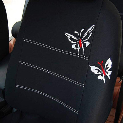 Butterfly Embroidered Seat Cover - wnkrs