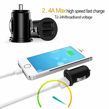 Car 2 Port USB Mini Charger - wnkrs