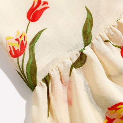 Casual Floral Printed Dress for Women - Wnkrs