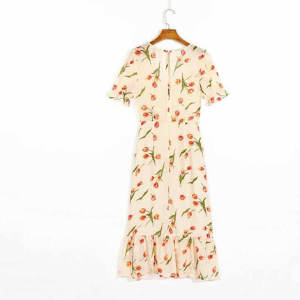 Casual Floral Printed Dress for Women - Wnkrs