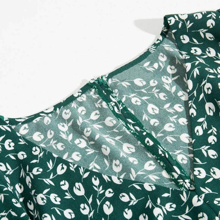 Casual Floral Printed Slim Dress - Wnkrs