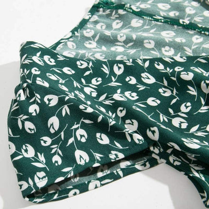 Casual Floral Printed Slim Dress - Wnkrs