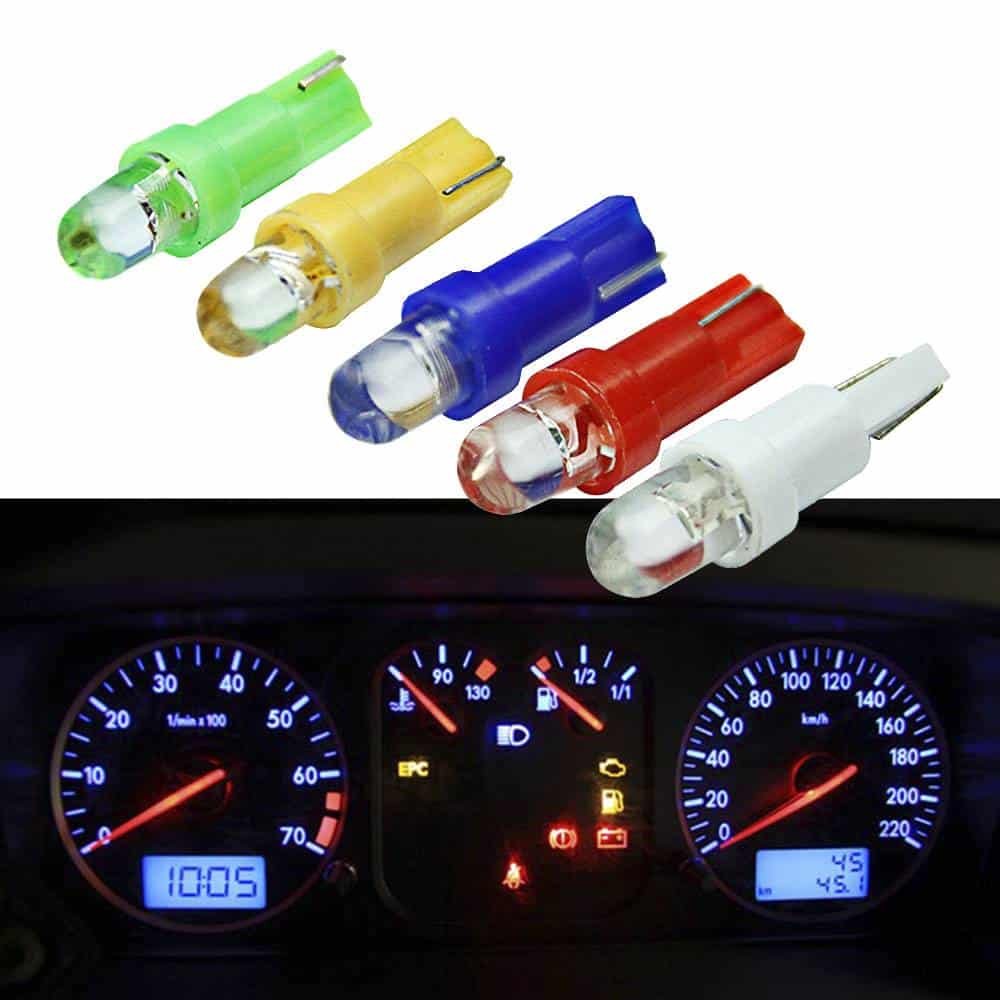 Colorful LED Car Dashboard Lights Set