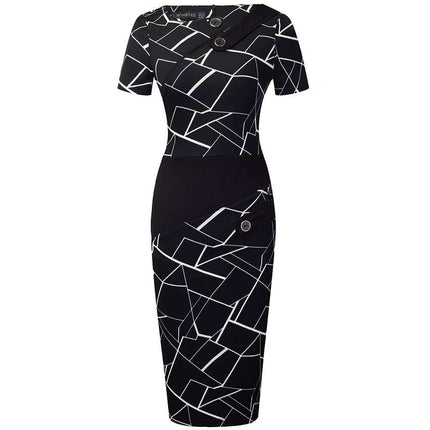 Women's Office Style Pencil Dress - Wnkrs