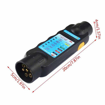 Durable 12V 7-Pin Truck Plug Tester - wnkrs