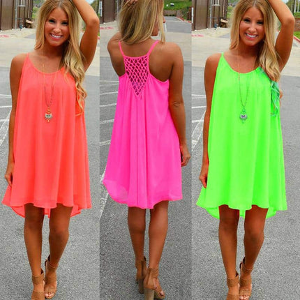 Fashion Summer Casual Chiffon Women's Dress - Wnkrs