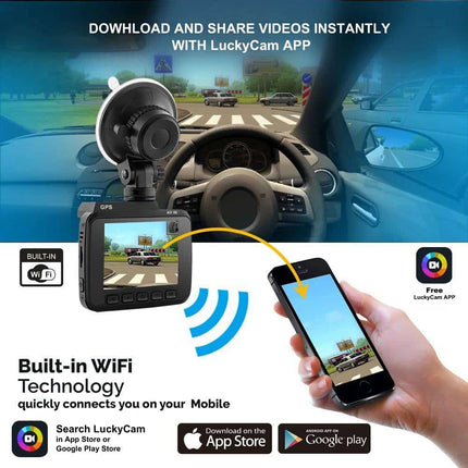 GPS WiFi Dash Camera Full HD - wnkrs